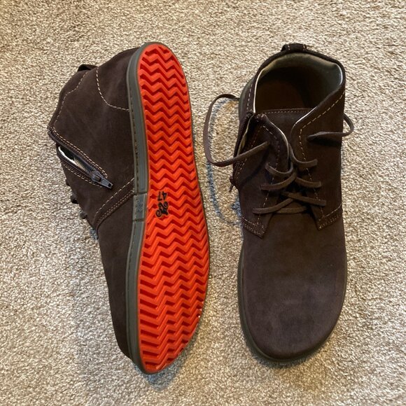 Mens barefoot chukka boots - brown suede size 13 (47 EU) - Picture 3 of 7